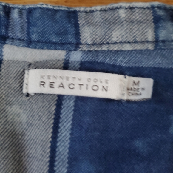 Kenneth Cole Reaction Plaid Button Down Shirt - Picture 5 of 11